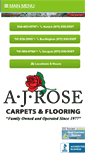 Mobile Screenshot of ajrosecarpets.com